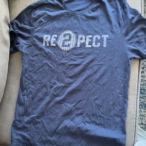 Mens Derek Jeter Re2pect Shirt blue white Medium